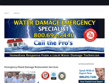 Tablet Screenshot of flooddamagerestoration247.net